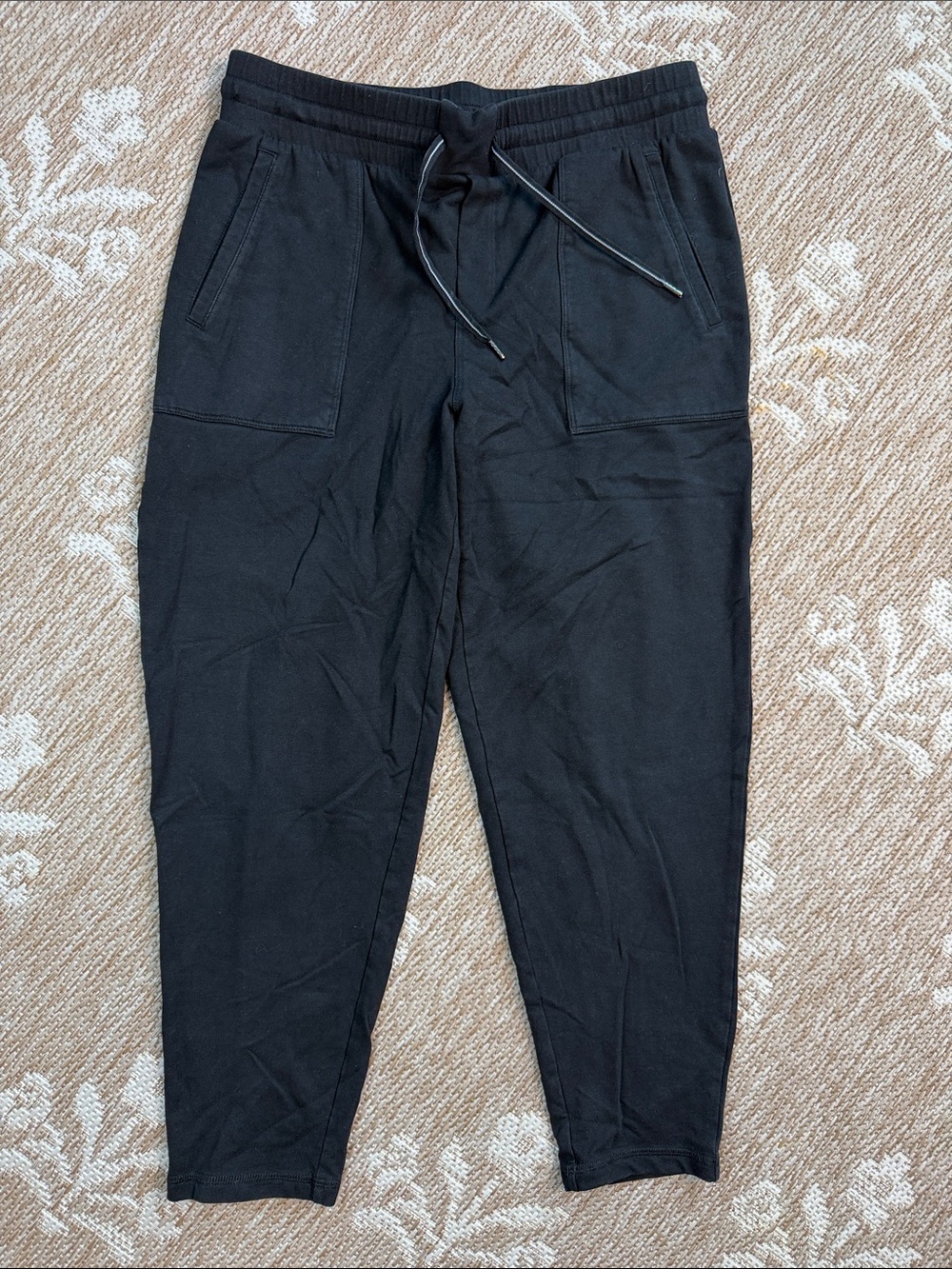 Talbots Black Drawstring Jogger Pants
